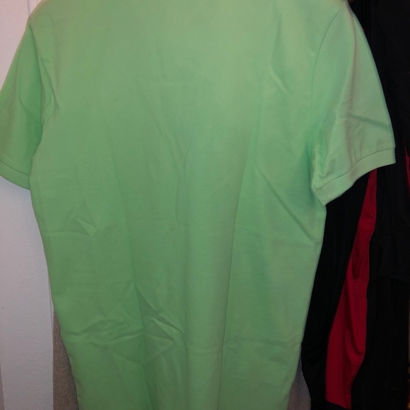 US Polo Assassin Neon Green Polo - Picture 3 of 3